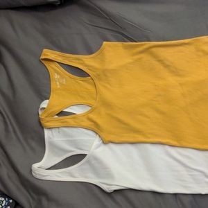 TWO NWOT racerback tank tops